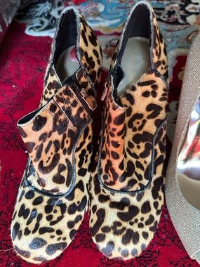 Rockport Animal Print Ankle Booties